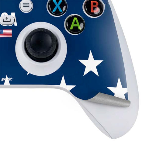 USA Flag Stars Xbox Series S Controller Skin